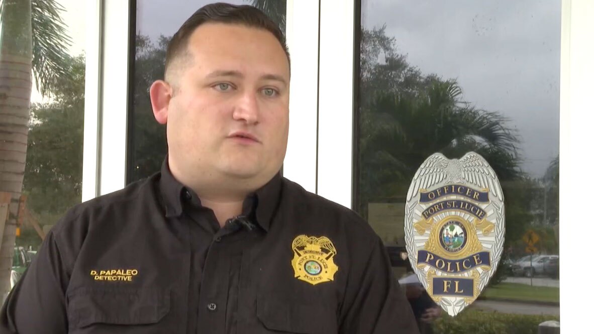 Port St. Lucie police detective Daniel Papaleo discusses their investigation into the recent thefts at construction sites.